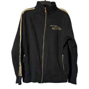 New Kids of the Block NKOTB Reunion Tour ‘09 Zippered Sweatshirt Jacket Size Med